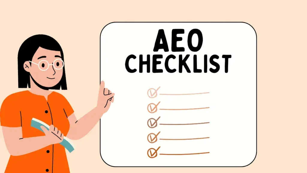 The AEO Checklist: 12 Things Every Article Needs in 2026